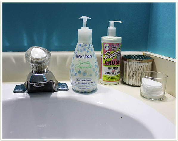 Guest bathroom - sink area