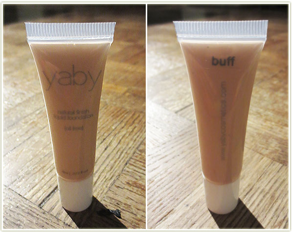 Yaby Liquid Foundation Natural Finish in Buff ($13.55 USD, full size)