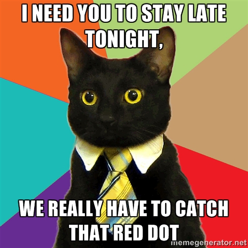 It’s all about the red dot