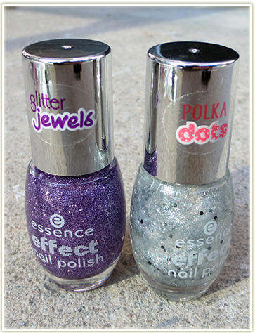 essence effect nail polish in Party Crasher and Laser Show