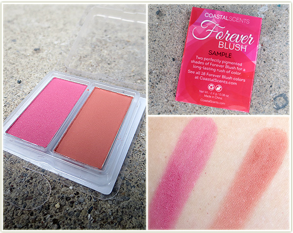 Coastal Scents Forever Blush Sample