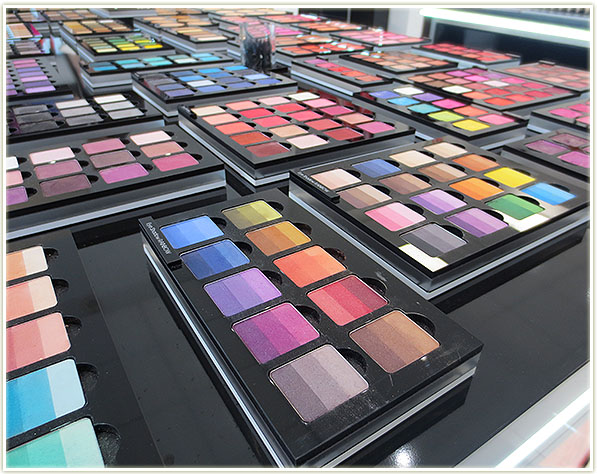 Powders in every shade of the rainbow