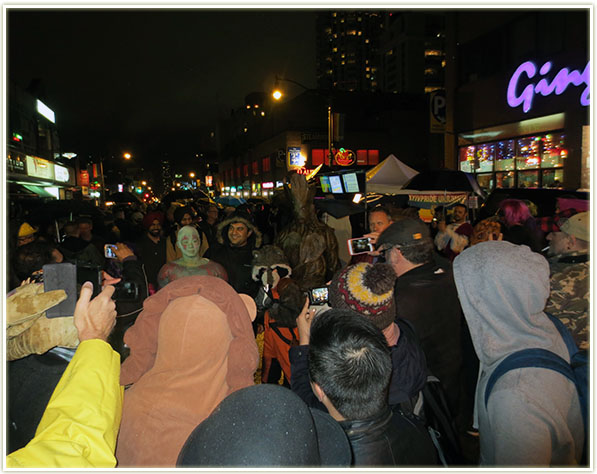 We were stopped so often and so frequently for pictures that we ended up with crowds and crowds of people around us!