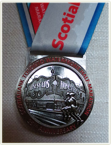 Scotiabank Toronto Waterfront Half Marathon Medal