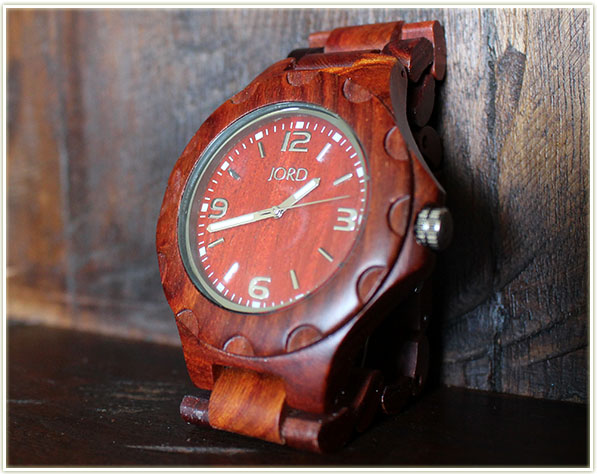 JORD Wood Watch in Sully (Red Sandalwood)