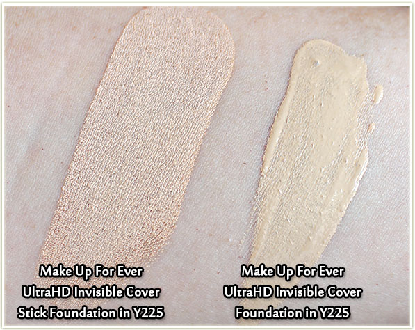 Make Up For Ever UltraHD - Y225 Swatched