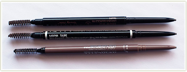 Dual ended skinny brow pencils