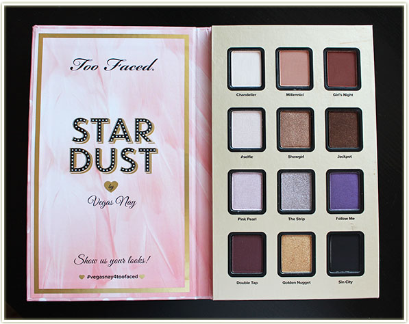 Too Faced Star Dust by Vegas Nay palette