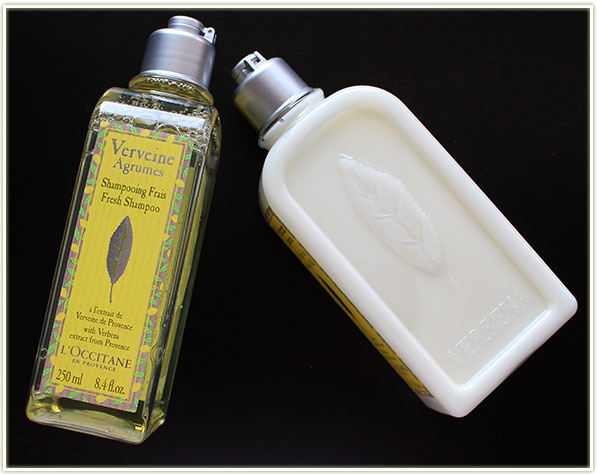 L'Occitane - Verveine body cream and shampoo (free - swap)