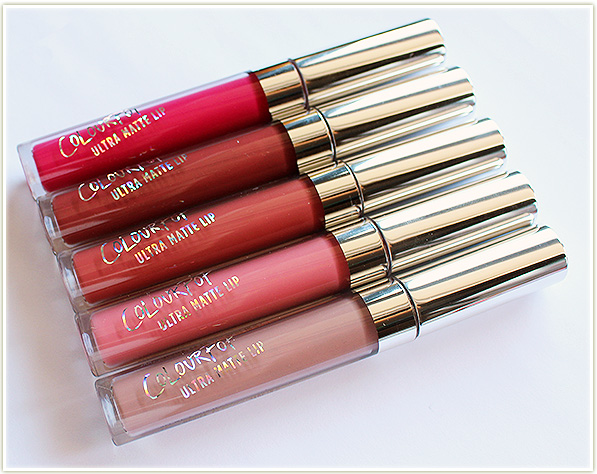 ColourPop Ultra Matte Lip ($6 USD each)