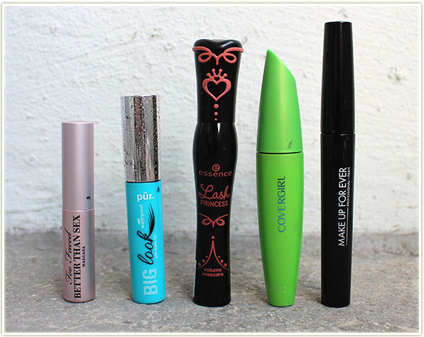 201510_empties_mascara_toofaced_pur_essence_covergirl_makeupforever