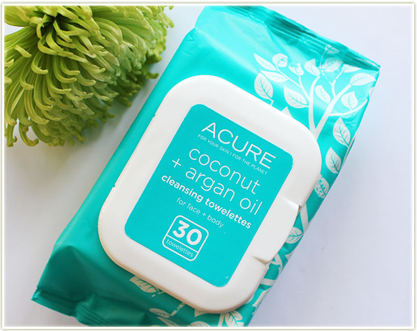 ACURE Coconut & Argan Oil Cleansing Towelettes