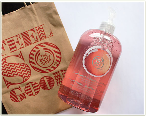 The Body Shop - Pink Grapefruit Shower Gel ($11 CAD - sale)