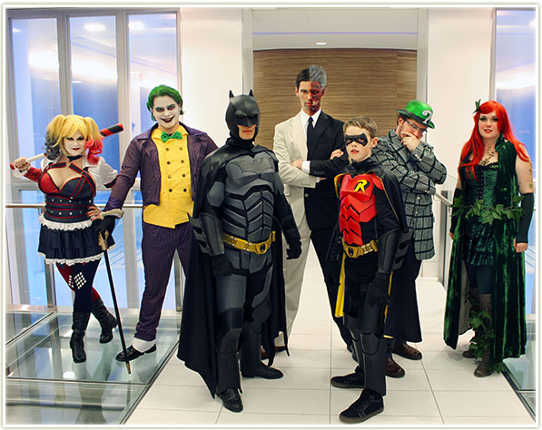 Halloween 2015 Squad: Batman & Robin + Villains
