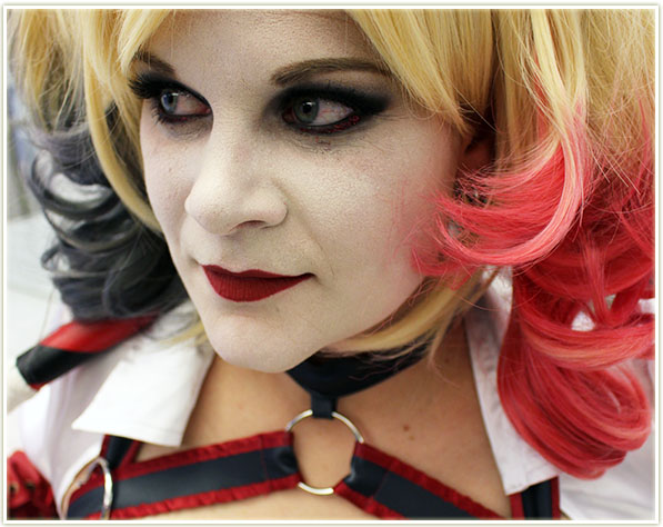 Halloween 2015 - Harley Quinn - face close up