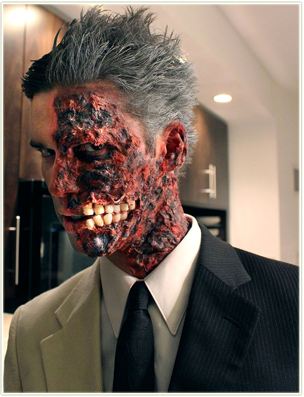 Harvey Dent Two Face Makeup