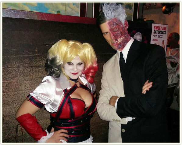 Halloween 2015 - Harley Quinn and Harvey Dent