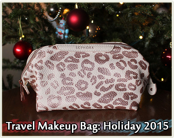 Travel Makeup Bag: Holiday 2015