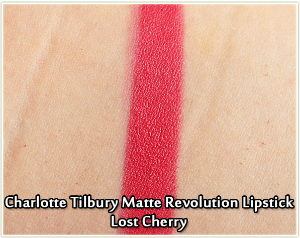Charlotte Tilbury Matte Revolution Lipstick in Lost Cherry - swatch