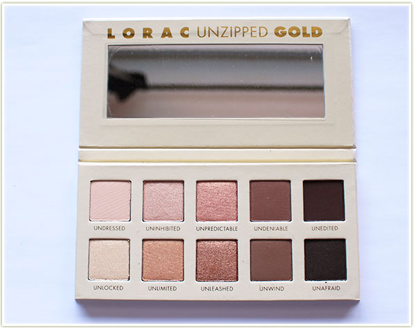 Lorac Unzipped Gold (free - gift)