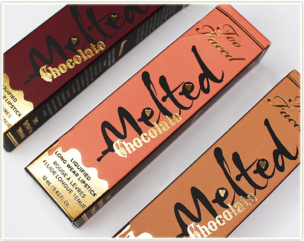 Too Faced Melted Chocolate Lipsticks