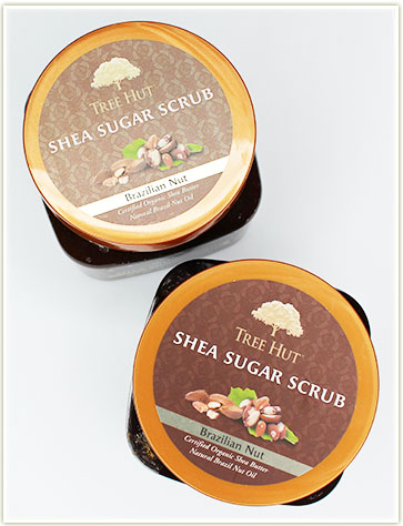 Tree Hut Shea Sugar in Brazilian Nut ($7.49 USD each, was BOGO 50% off)