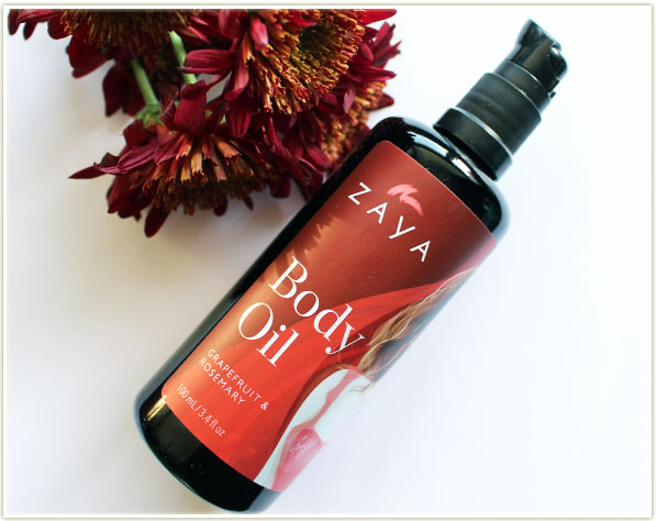 Zaya Body Oil in Grapefruit & Rosemary