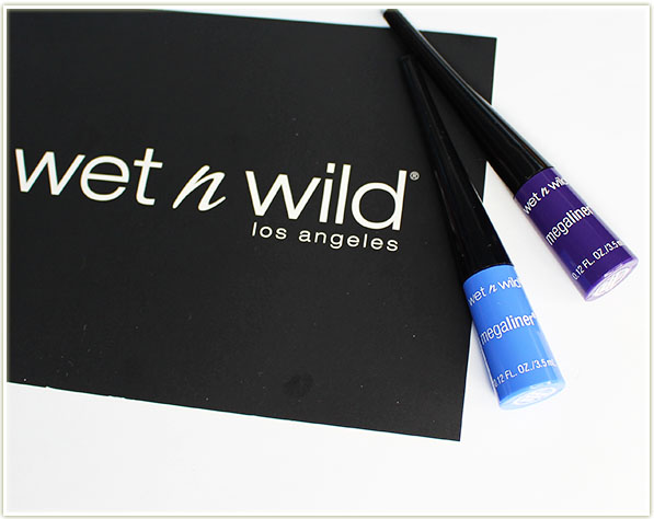 Wet n Wild Mega Liner Liquid Eyeliner in Voltage Blue & Electric Purple