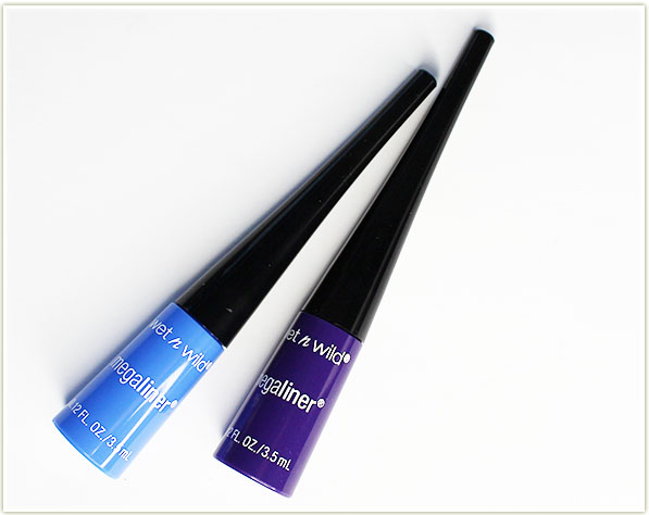 Wet n Wild Mega Liner Liquid Eyeliner in Voltage Blue & Electric Purple