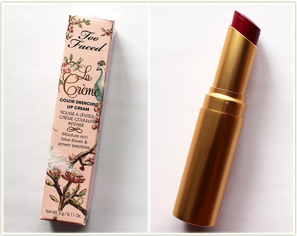 Too Faced La Creme in Loganberry