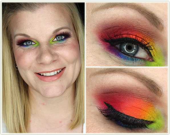 Viseart Editorial Brights makeup look