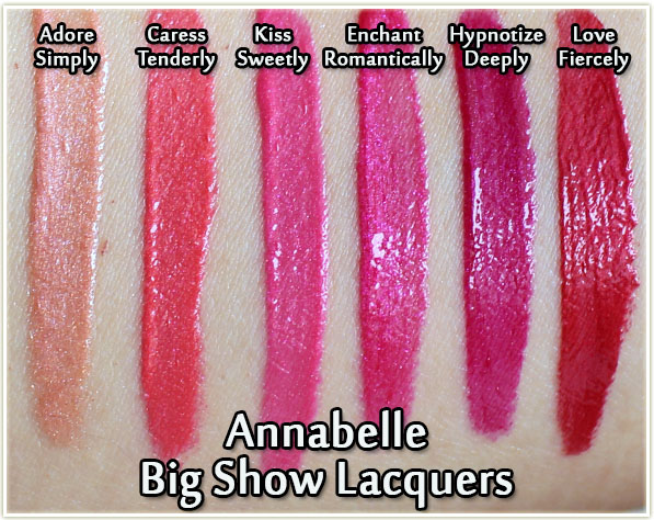 Annabelle Big Show Lacquers Swatches