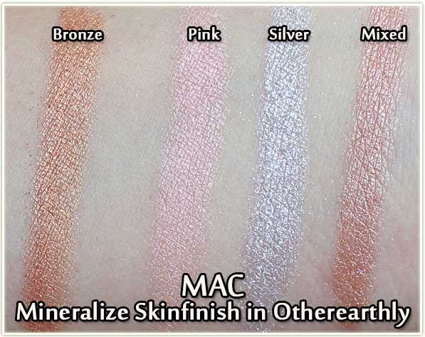 MAC Future MAC - Otherearthly swatches