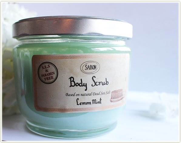 SABON Body Scrub in Lemon Mint