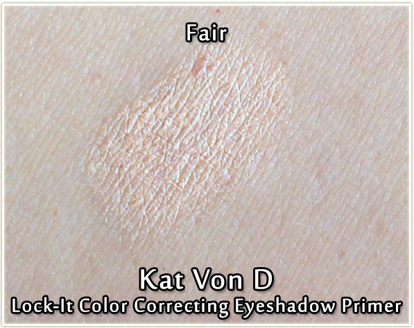 Kat Von D Lock-It Color Correcting Eyeshadow Primer in Fair