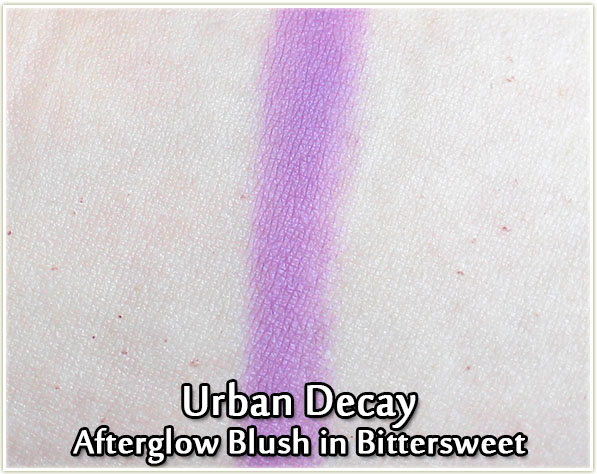 Urban Decay Afterglow Blush in Bittersweet - swatch