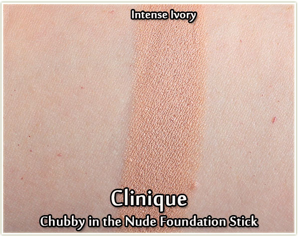 201607_clinique_chubbyinthenuClinique - Chubby in the Nude Foundation Stick in Intense Ivory - swatchdefoundationstick_intenseivoryswatch