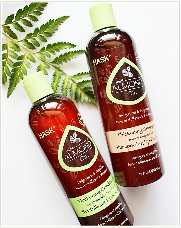 HASK Mint Almond Oil Shampoo and Conditioner