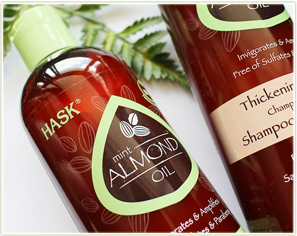 HASK Mint Almond Oil Shampoo and Conditioner