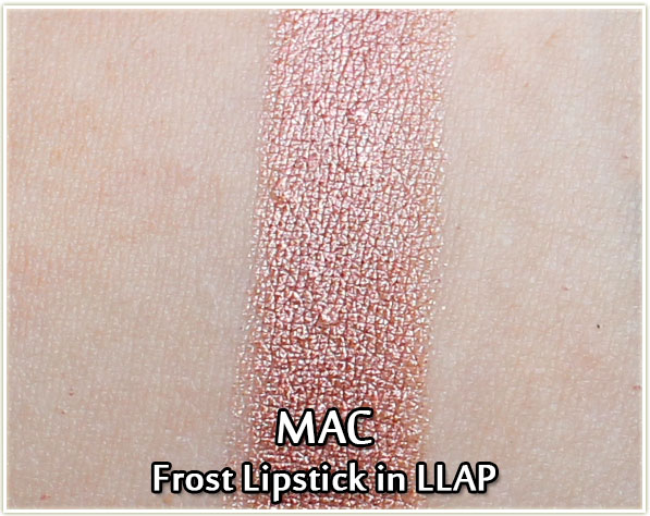 MAC Star Trek - Frost Lipstick in LLAP - swatch
