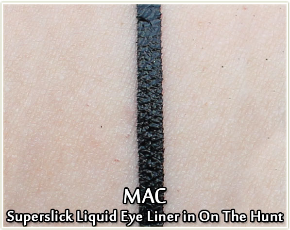 MAC Star Trek - Superslick Liquid Eye Liner in On The Hunt - swatch