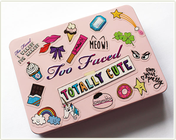 Too Faced Totally Cute - all stickered up!