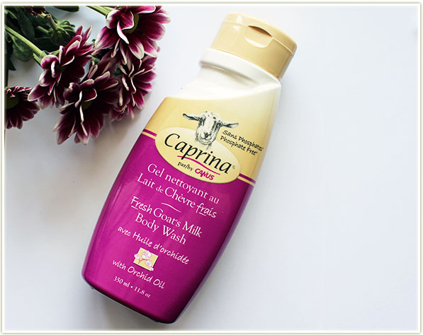 Caprina Fresh Goat's Milk Bpdy Wash with Orchid Oil