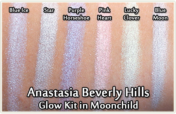 Anastasia Beverly Hills Glow Kit in Moonchild - swatches