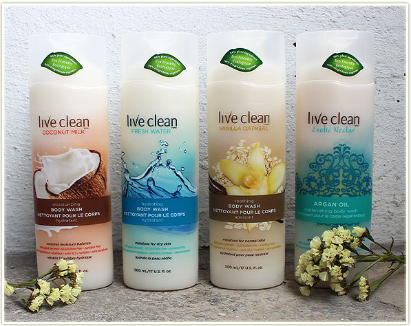 Live Clean Body Washes