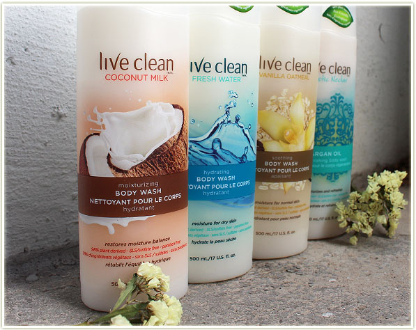 Live Clean Body Washes