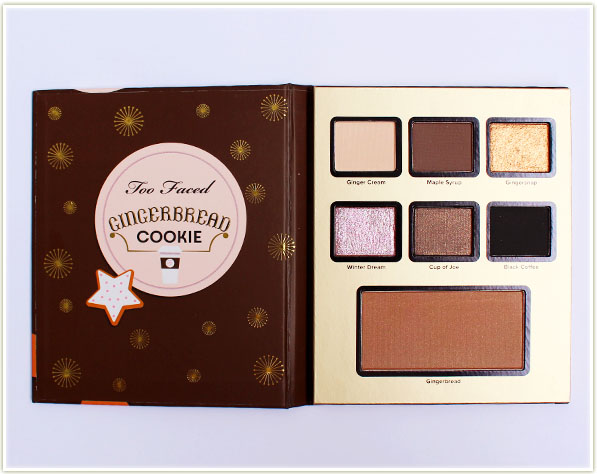 Too Faced Holiday 2016 - Grand Hotel Cafe - Gingerbread Cookie palette