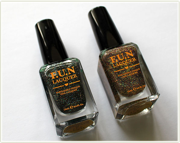 F.U.N. Lacquer in Black Holo Witch and Blessing (H) - $12 USD each