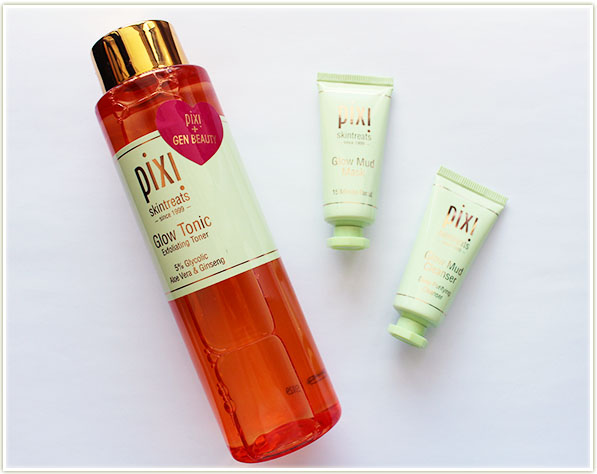 Pixi Glow Tonic, Glow Mud Mask and Glow Mud Cleanser (free - swap)