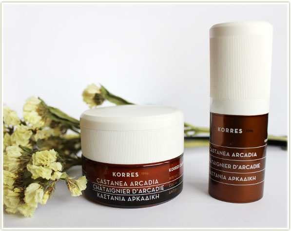 Korres Castanea Arcadia skincare